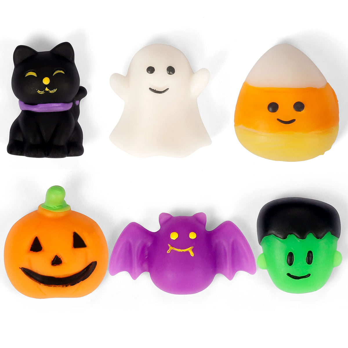Halloween Witch Cauldron Bath Bombs (6 Pack) with Mochi Squishy