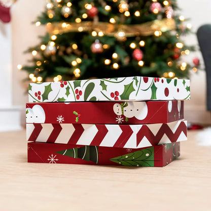 Wrap Shirt Boxes with Lid and Base, 12 Pack