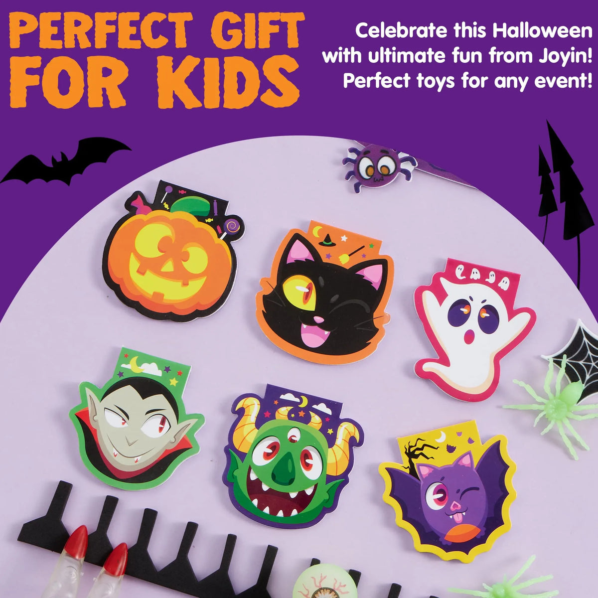 Halloween Spooky Characters Mini Notepad Set - 60 Pack