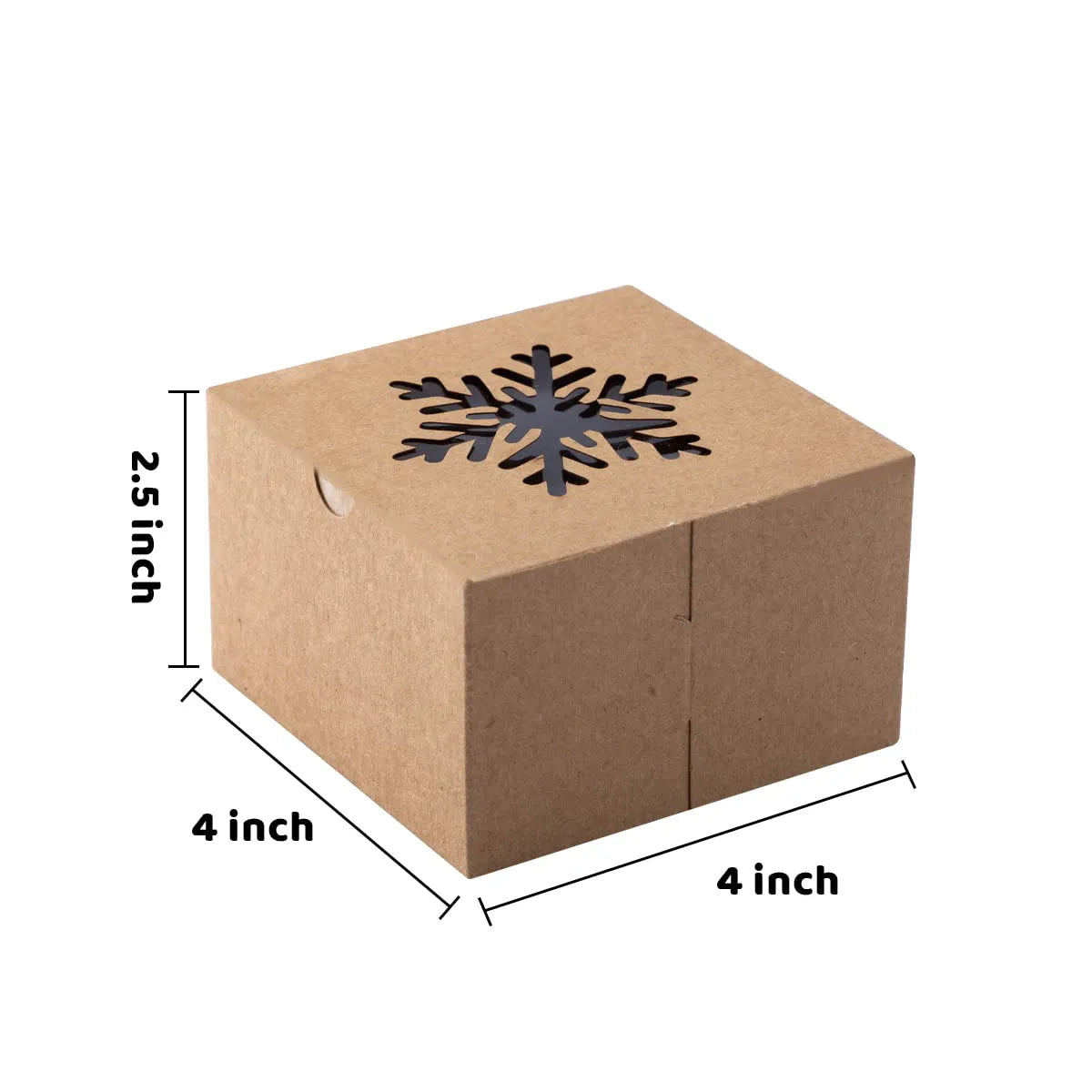 Brown Kraft Cookie Boxes (36 Pack)