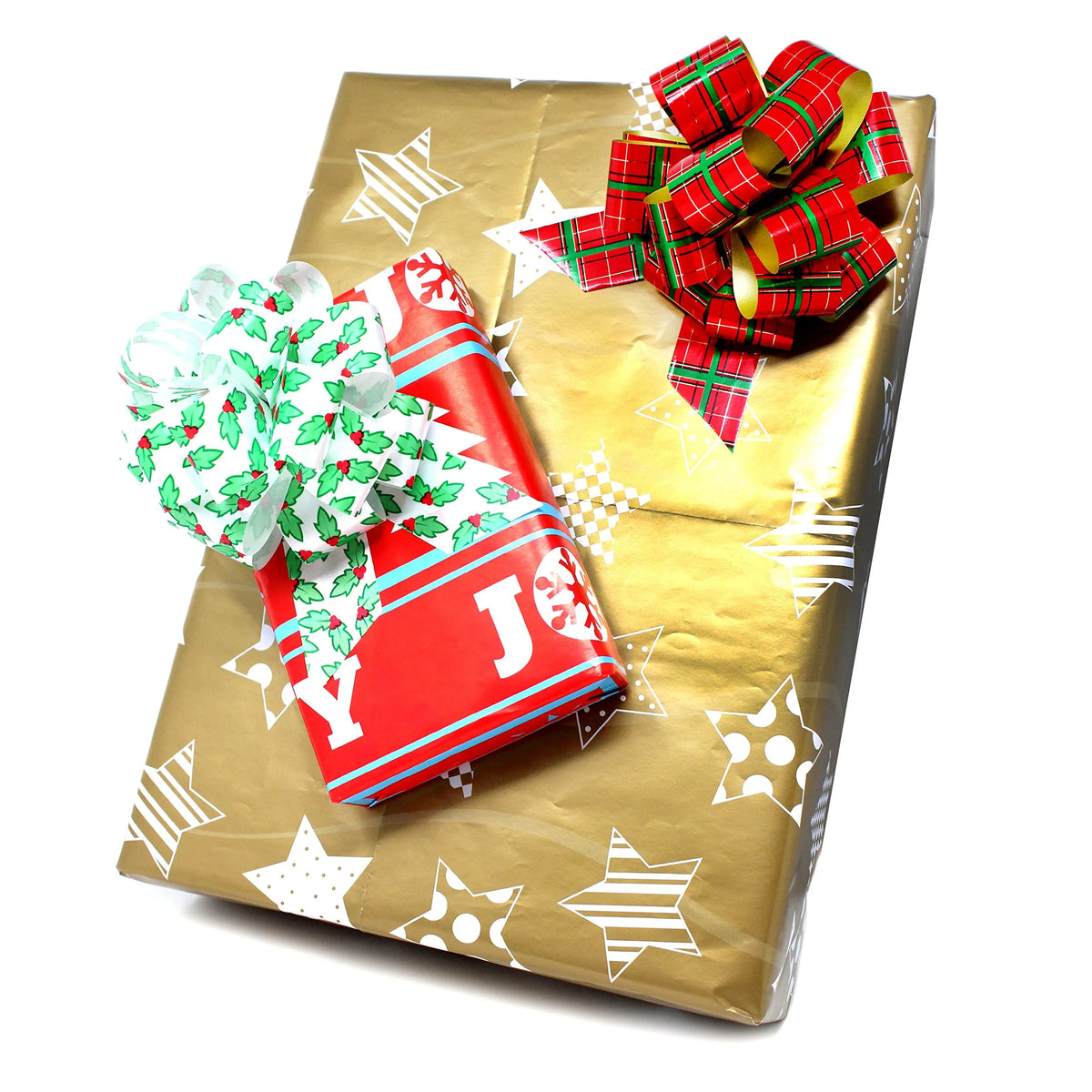 4.7-Inch Christmas Bows for Gift Wrapping, 24 Pack