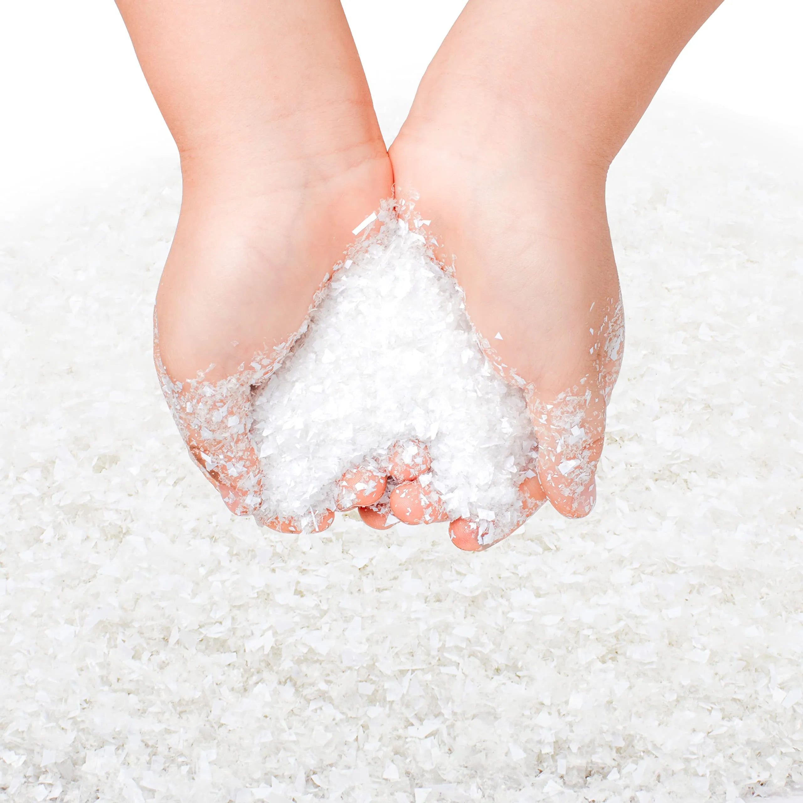 10 oz Artificial Dry Plastic Snow, 2 Pack