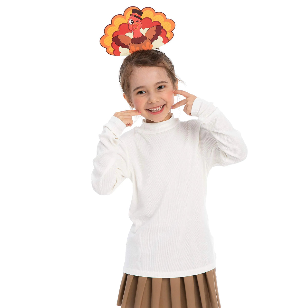 Thanksgiving Turkey Headband (24-Pack)
