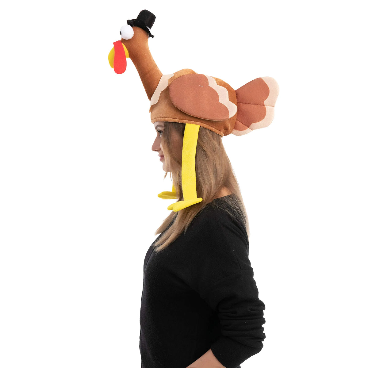 2-Pack Turkey Gobbler Hats for Thanksgiving