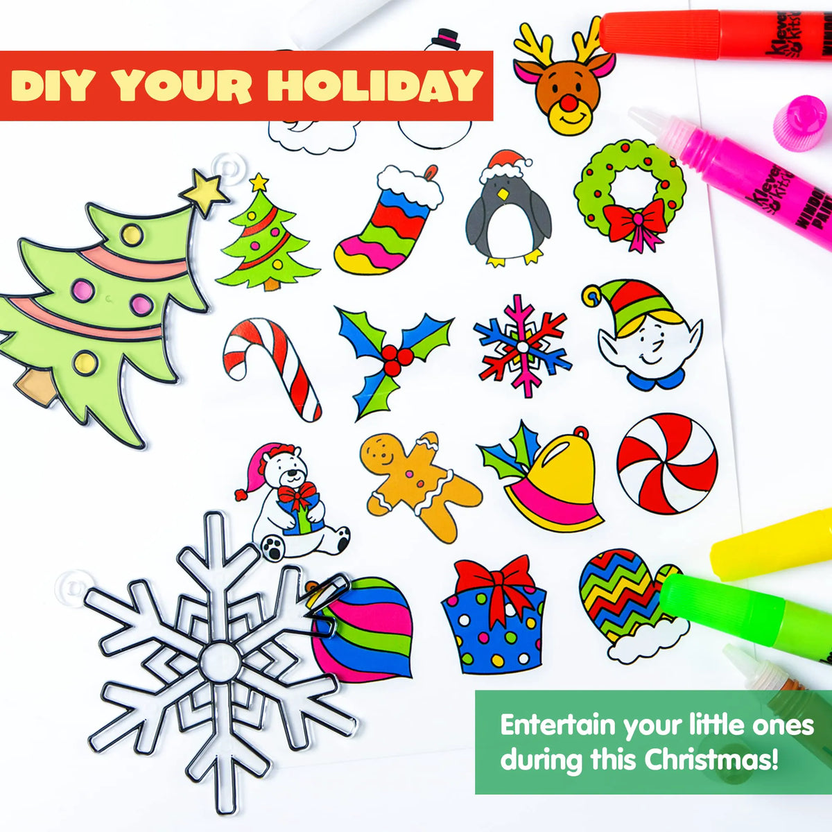 Klever Kits Christmas Window Craft