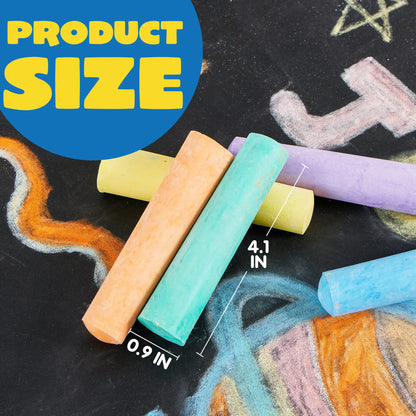 Washable Jumbo Sidewalk Chalk Set