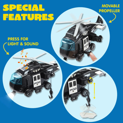 City Hero Police Vehicle Toy Set (3-Pack)