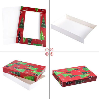Wrap Shirt Boxes with Lid and Base, 12 Pack