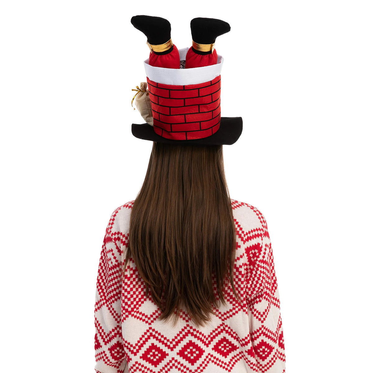 Santa Chimney Christmas Hat