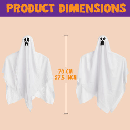 27.5" Halloween Hanging Ghosts, 5 Pack