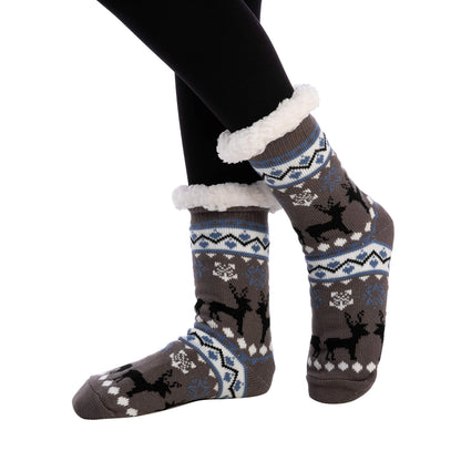 4-Piece Premium Fleece Crew Socks