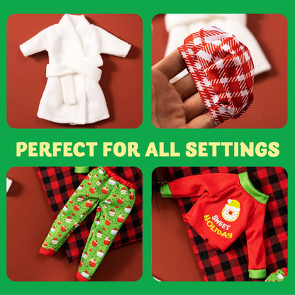 4-Pack Christmas Elf Doll Accessories