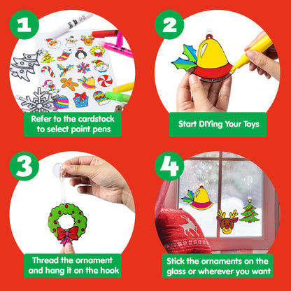 Klever Kits Christmas Window Craft