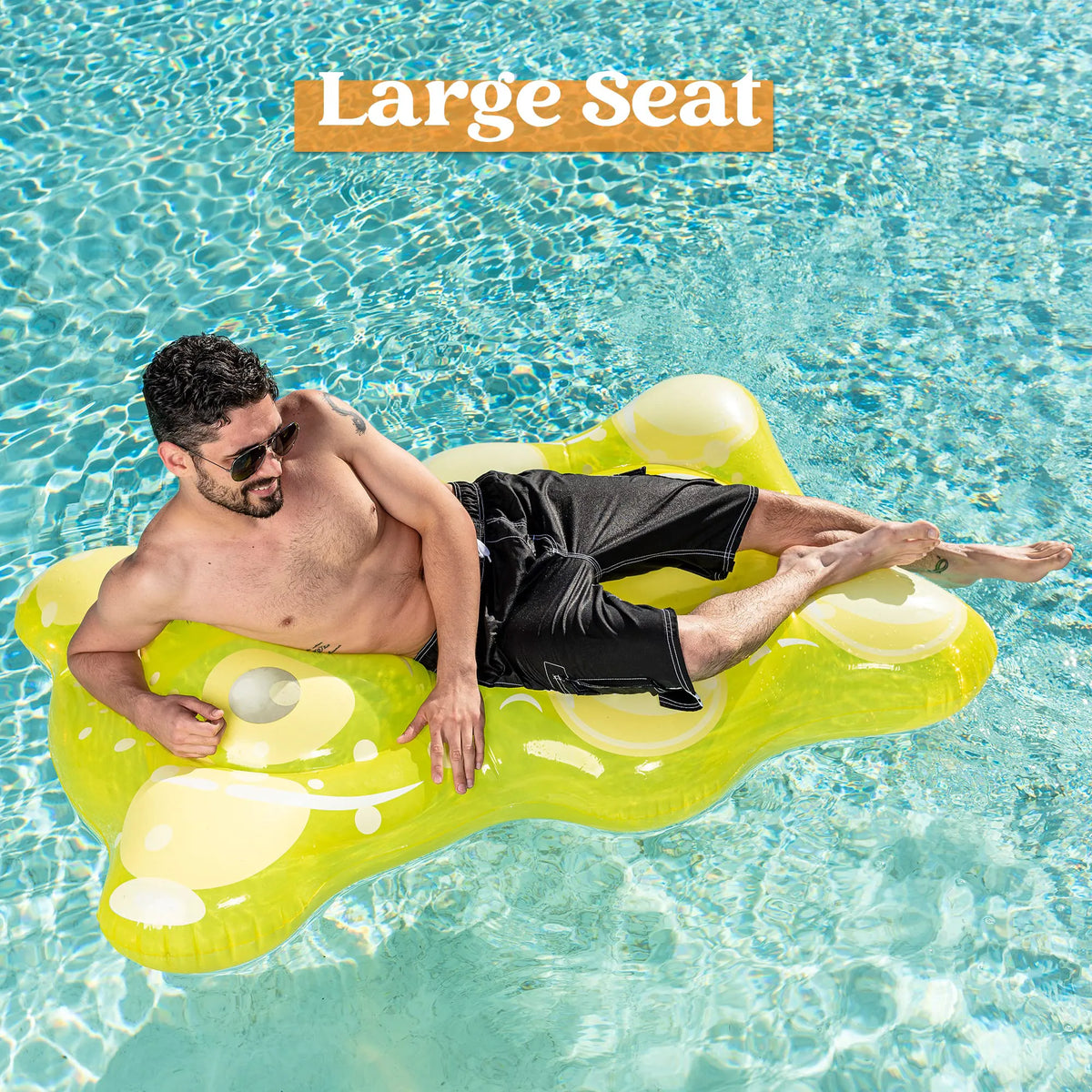 SLOOSH 60-Inch Inflatable Gummy Bear Pool Float