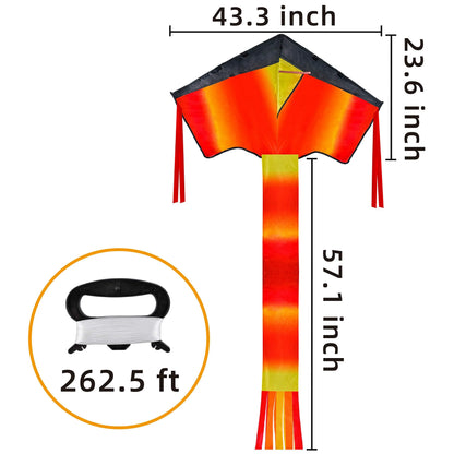 Delta Multicolor Kite, 3-Pack