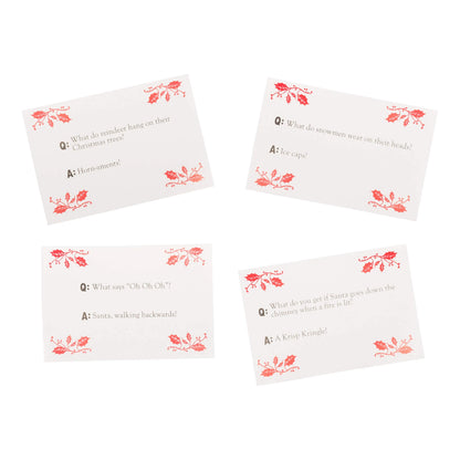 10in Christmas Party Favor - Red & White (No Snap)