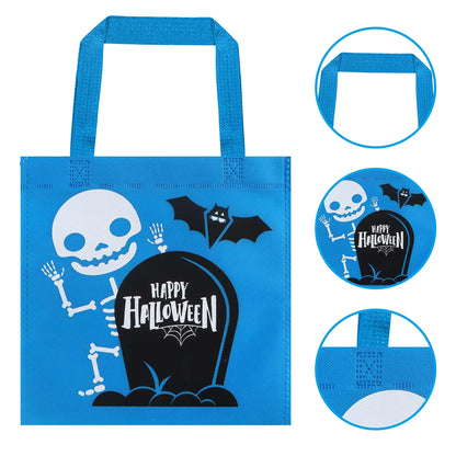 Halloween Non-Woven Colorful Tote Gift Bags (32-Pack)