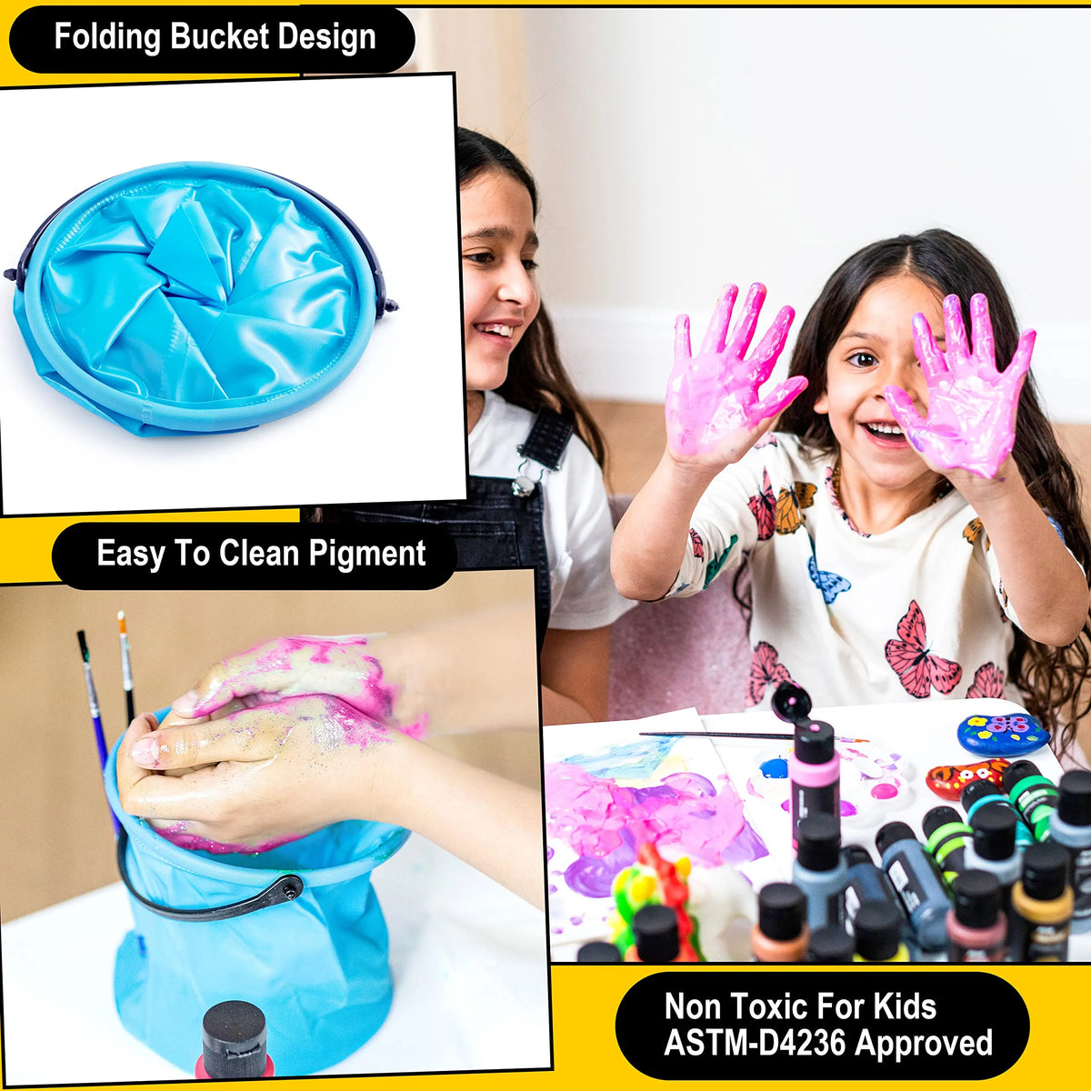 42-Piece Washable Tempera Paint Set