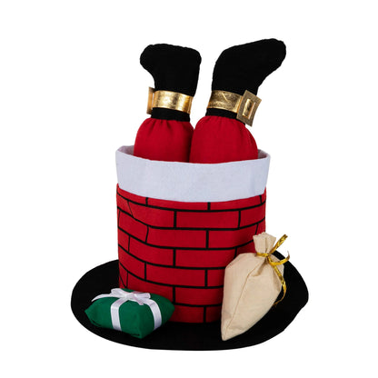 Santa Chimney Christmas Hat