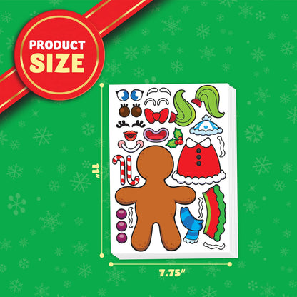 Make-a-Face Gingerbread Set with Trees, 36 Pieces