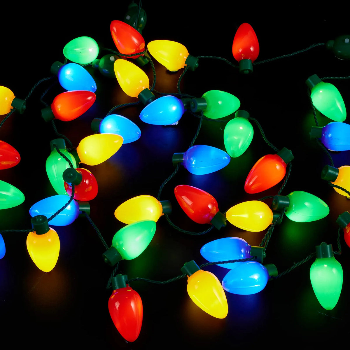 3-Pack Christmas Necklace with 9 Light Bulbs