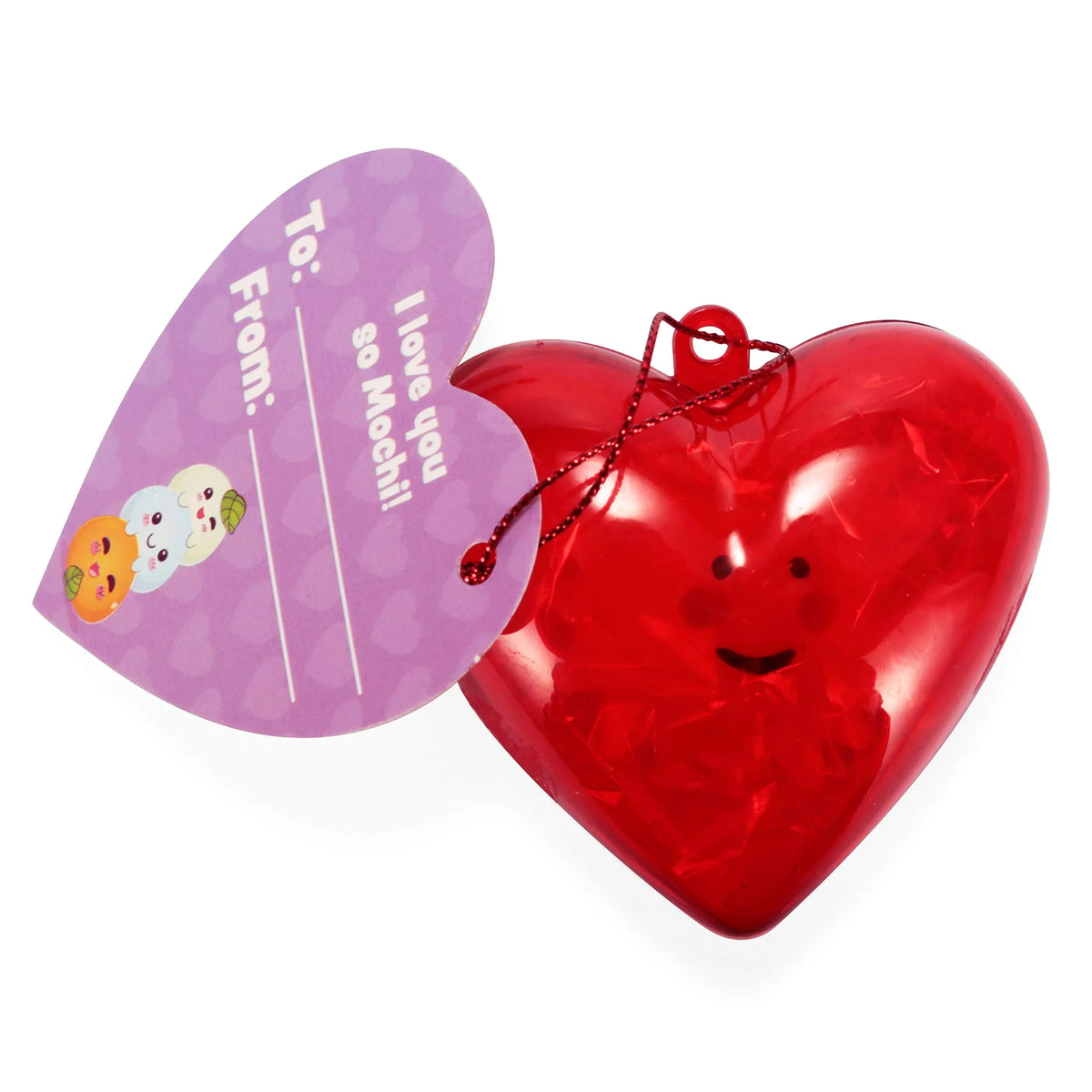 28-Pack Mochi Squishy Toys with Valentine's Day Cards for Kids