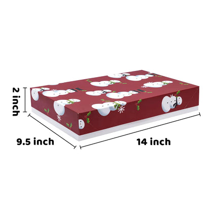 Wrap Shirt Boxes with Lid and Base, 12 Pack