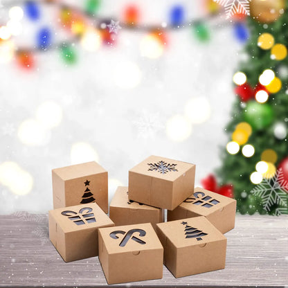 Brown Kraft Cookie Boxes (36 Pack)