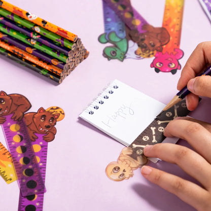 Halloween Pencil & Ruler Set (96-Piece)