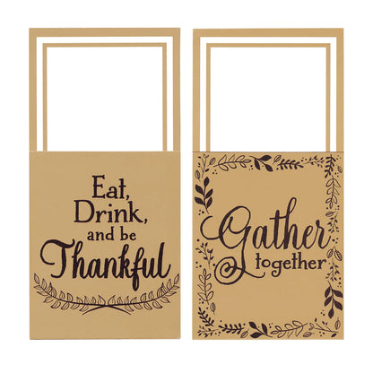 Thanksgiving Turkey Cutlery Holder, 36-Piece Set