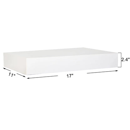 12 White Cardboard Gift Boxes