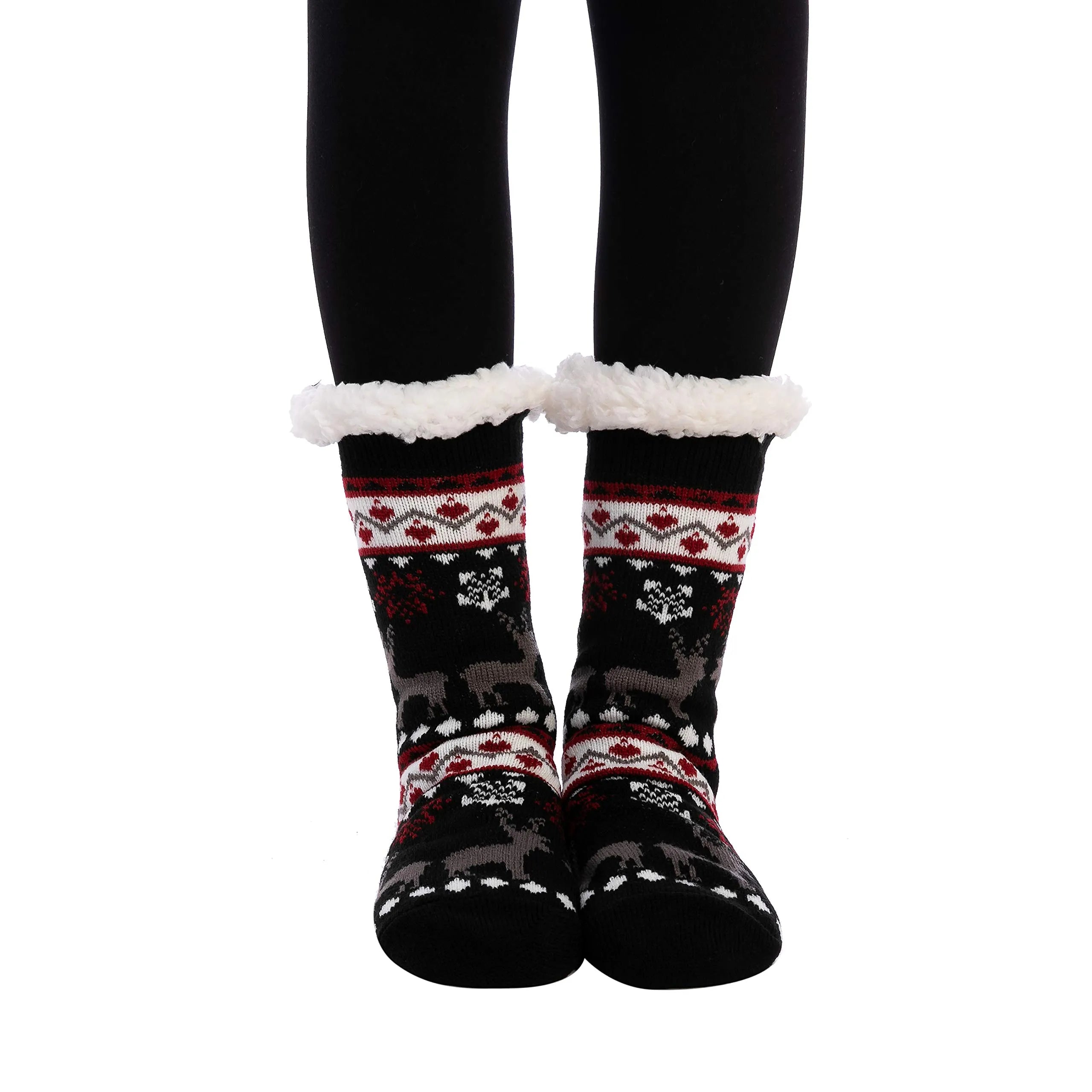 4-Piece Premium Fleece Crew Socks