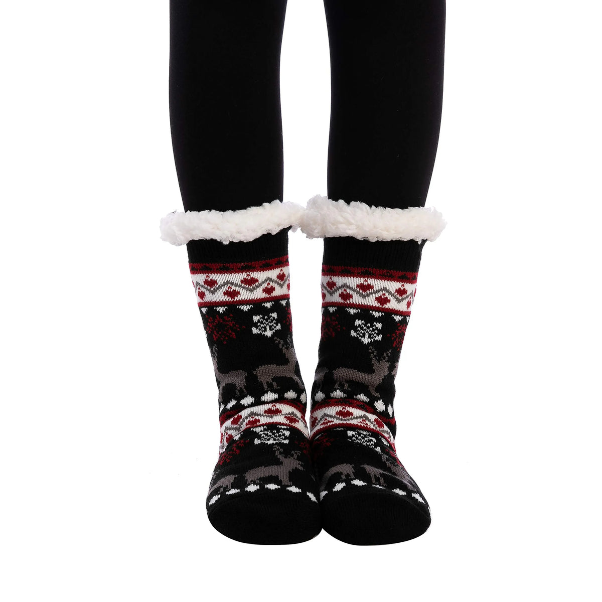 4-Piece Premium Fleece Crew Socks
