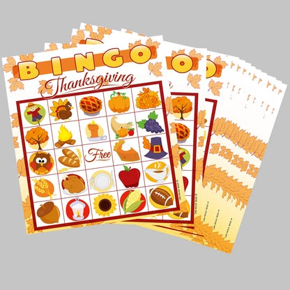 Thanksgiving Bingo Cards