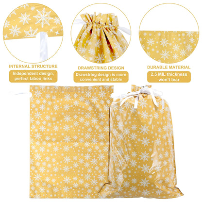 Christmas Drawstring Bags, 36 Pack