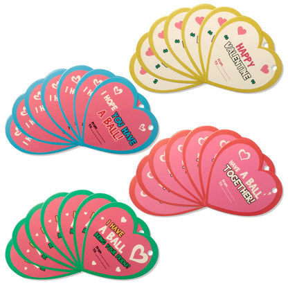 Valentine's Day Beach Balls, 28 Pack