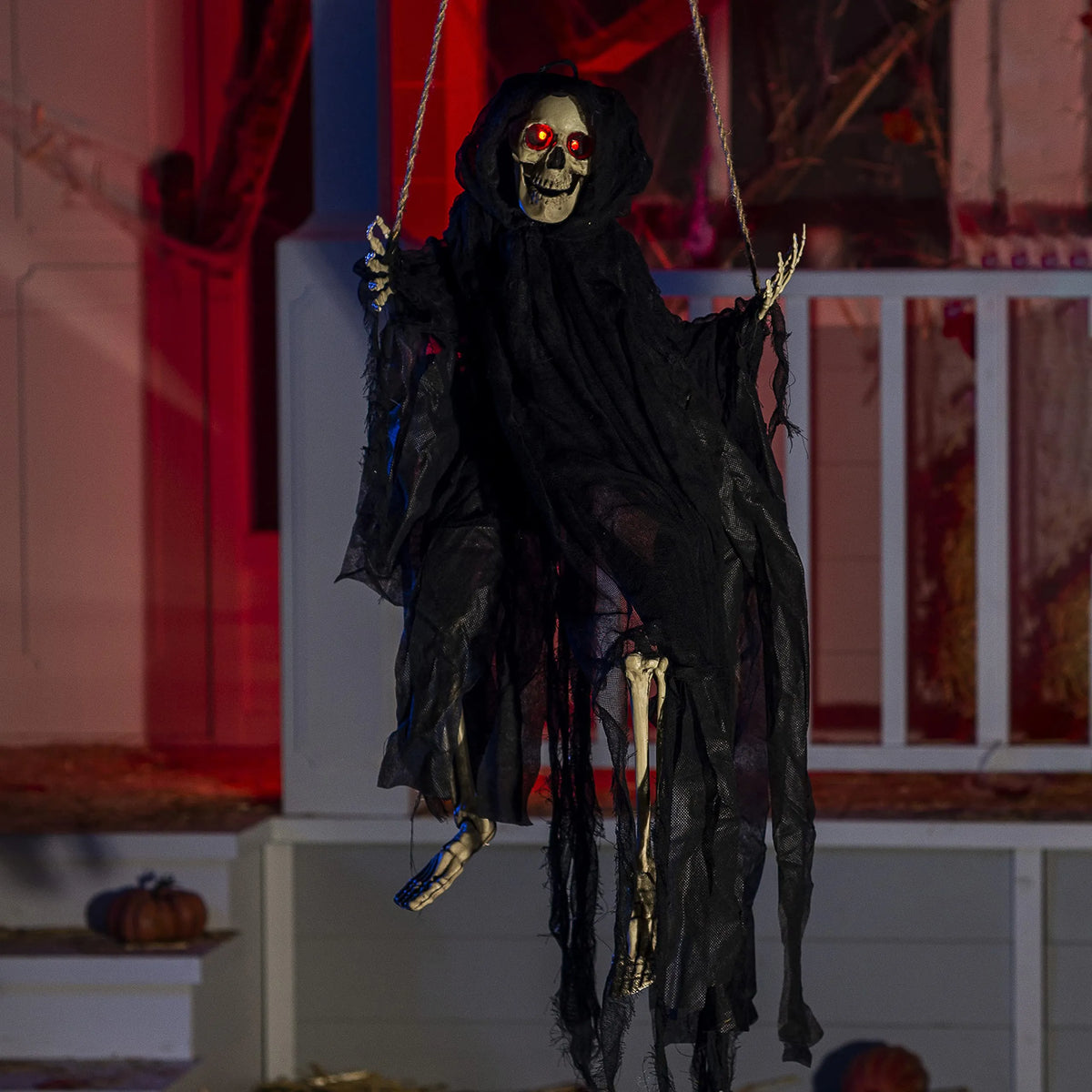 2-Pack Halloween Lighted Swinging Skeletons
