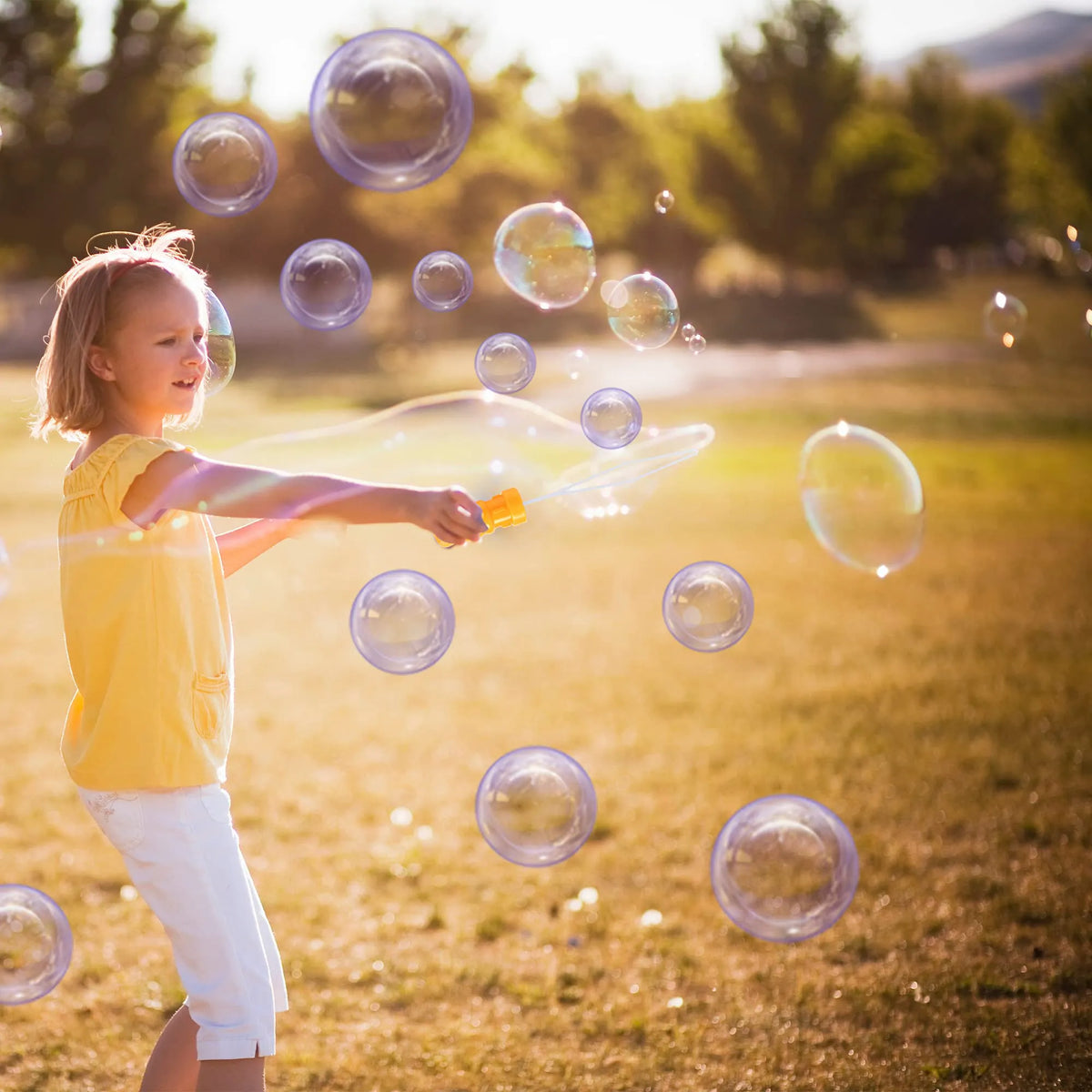 6-Color Bubble Wands, 24 Pack