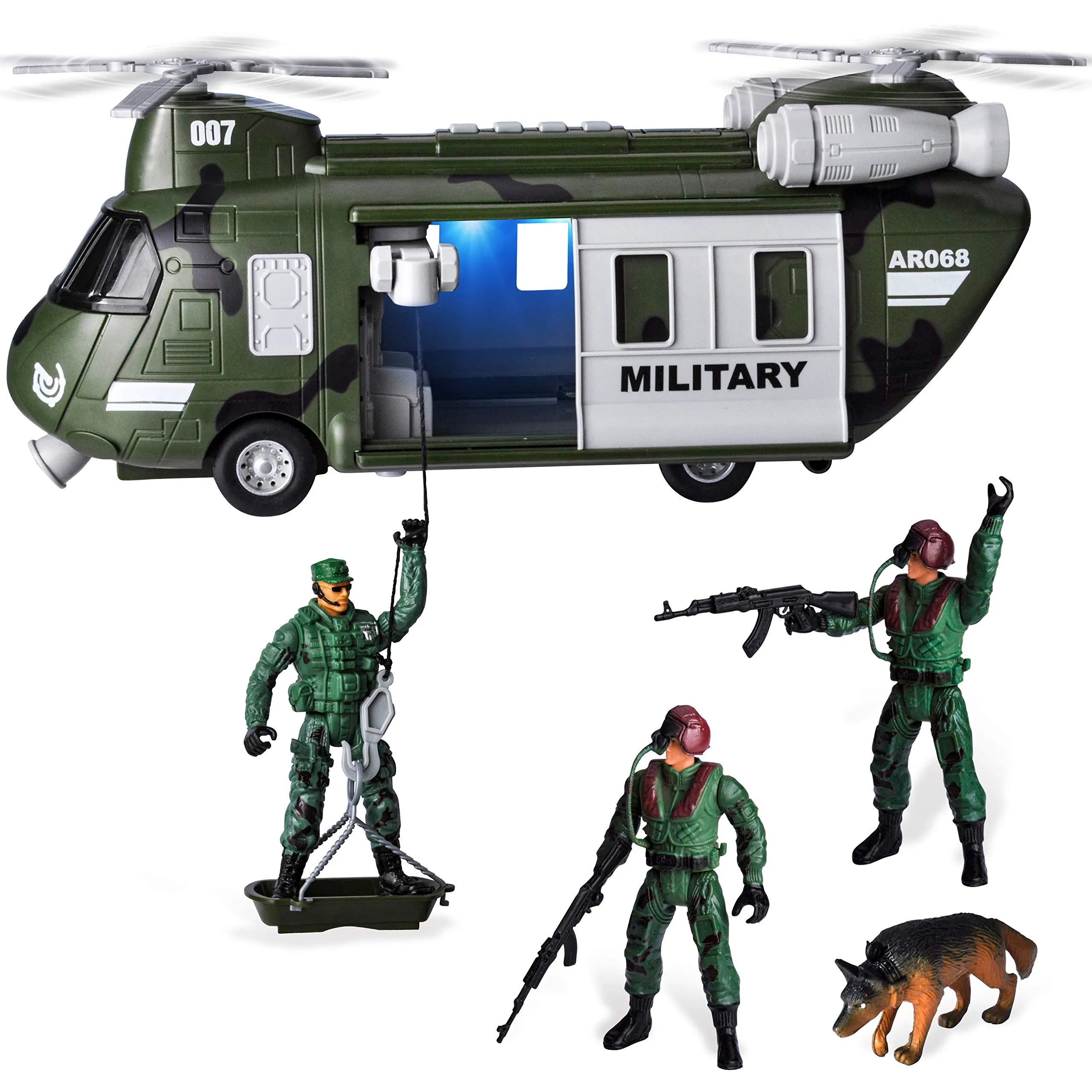 Friction Powered Helicopter Transport