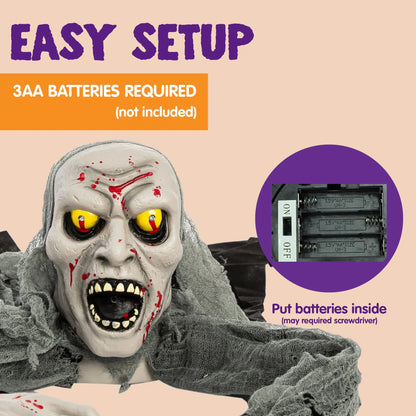 Halloween Animated Light-Up Zombie Groundbreaker