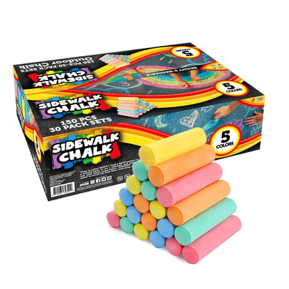 Sidewalk Chalk Set - 150 Pieces