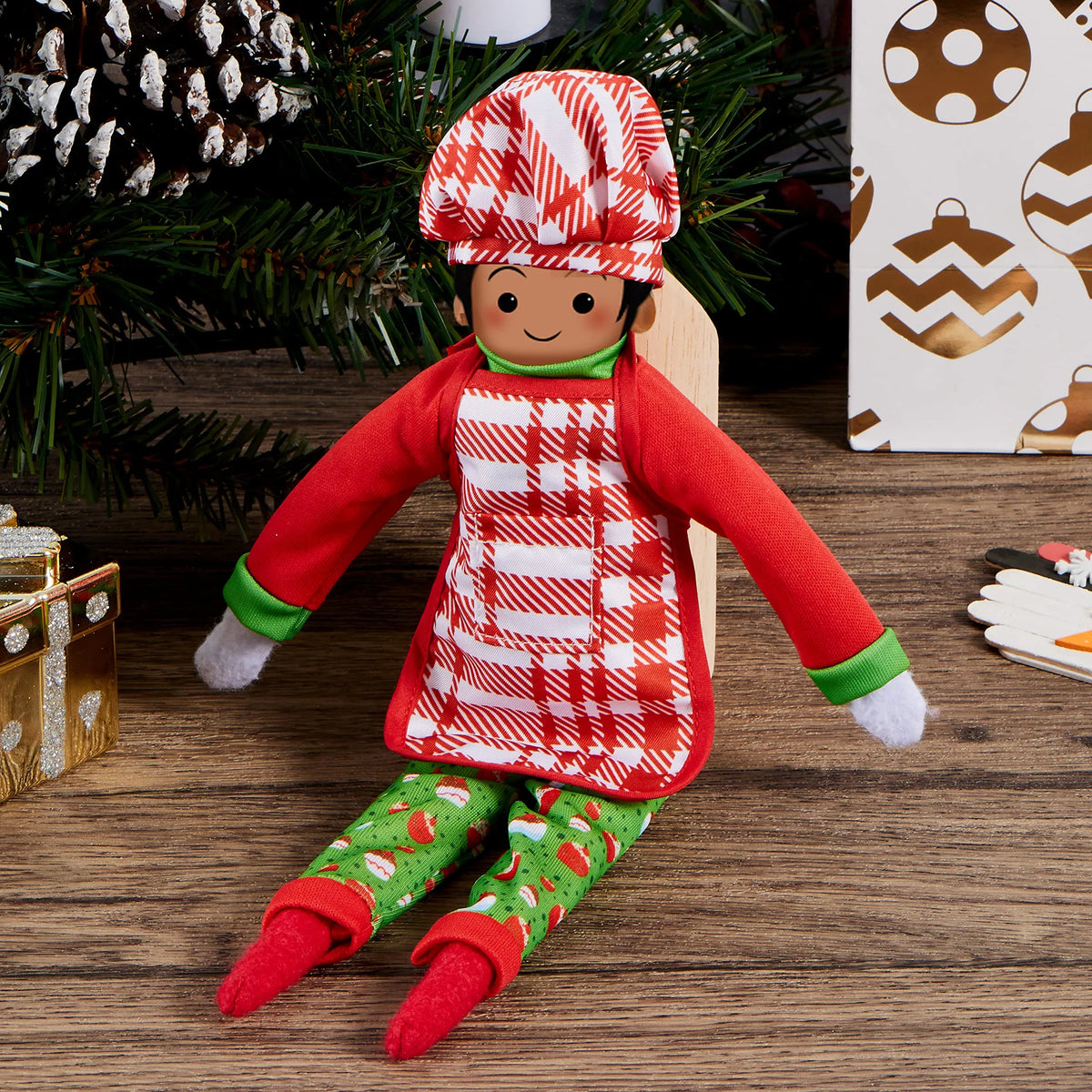 4-Pack Christmas Elf Doll Accessories