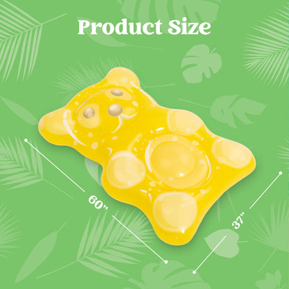 SLOOSH 60-Inch Inflatable Gummy Bear Pool Float