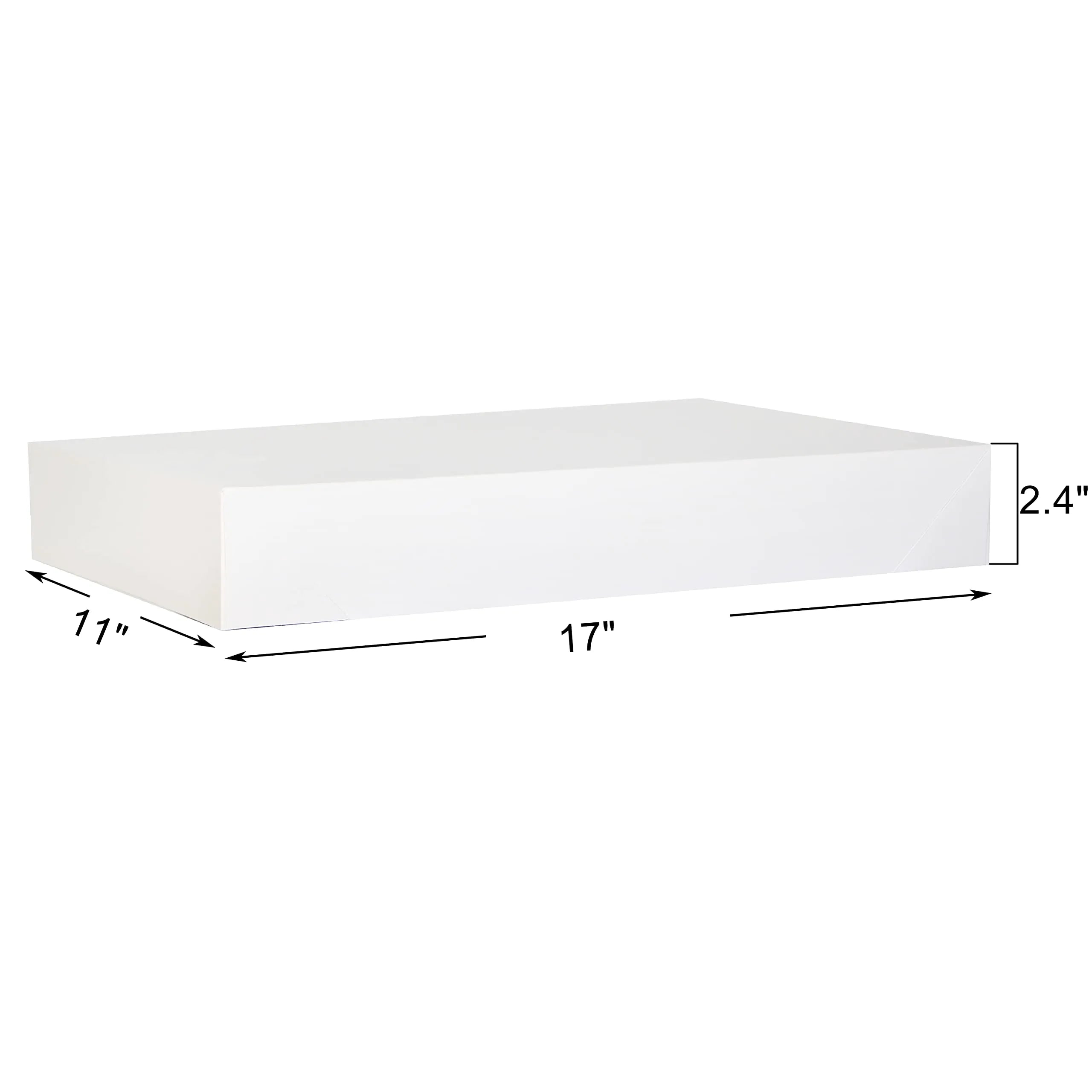 12 White Cardboard Gift Boxes