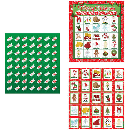 Christmas Bingo (Red) - 28 Pcs