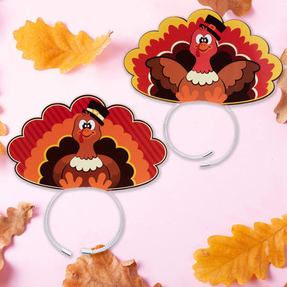 Thanksgiving Turkey Headband (24-Pack)