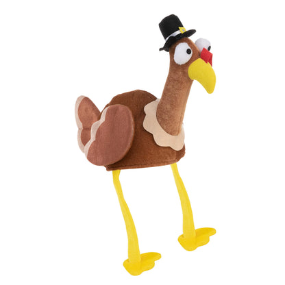 2-Pack Turkey Gobbler Hats for Thanksgiving
