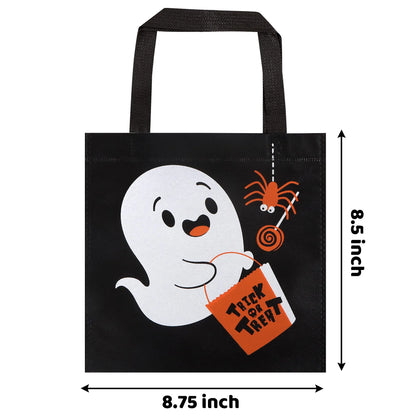 Halloween Non-Woven Colorful Tote Gift Bags (32-Pack)