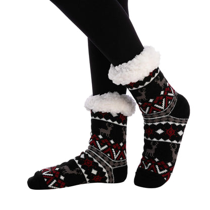 4-Piece Premium Fleece Crew Socks