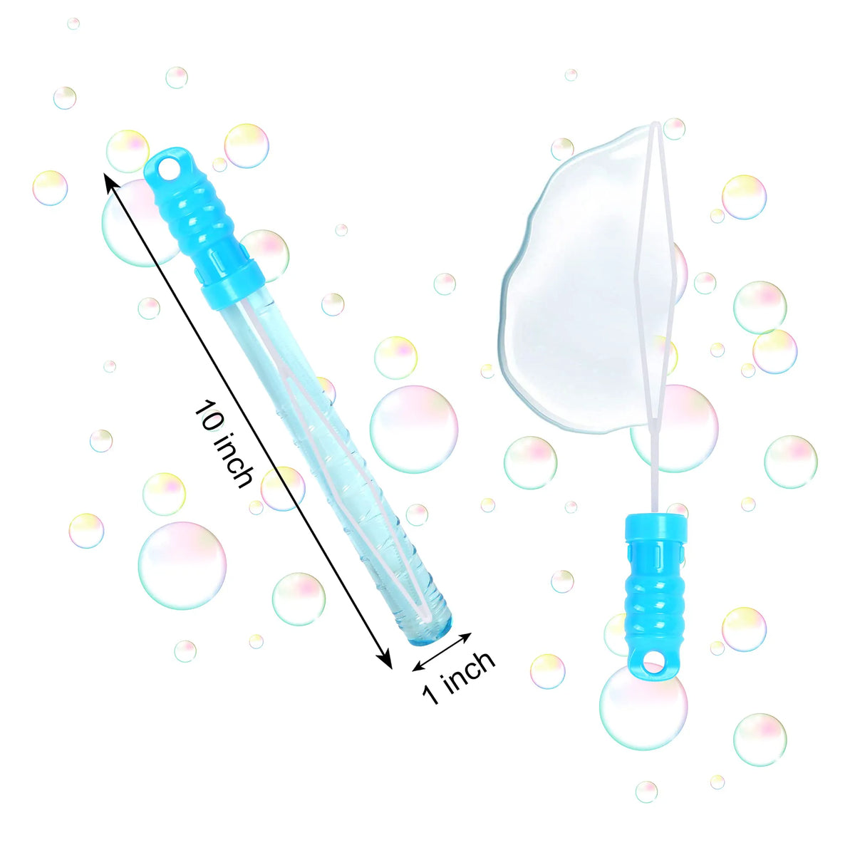 6-Color Bubble Wands, 24 Pack